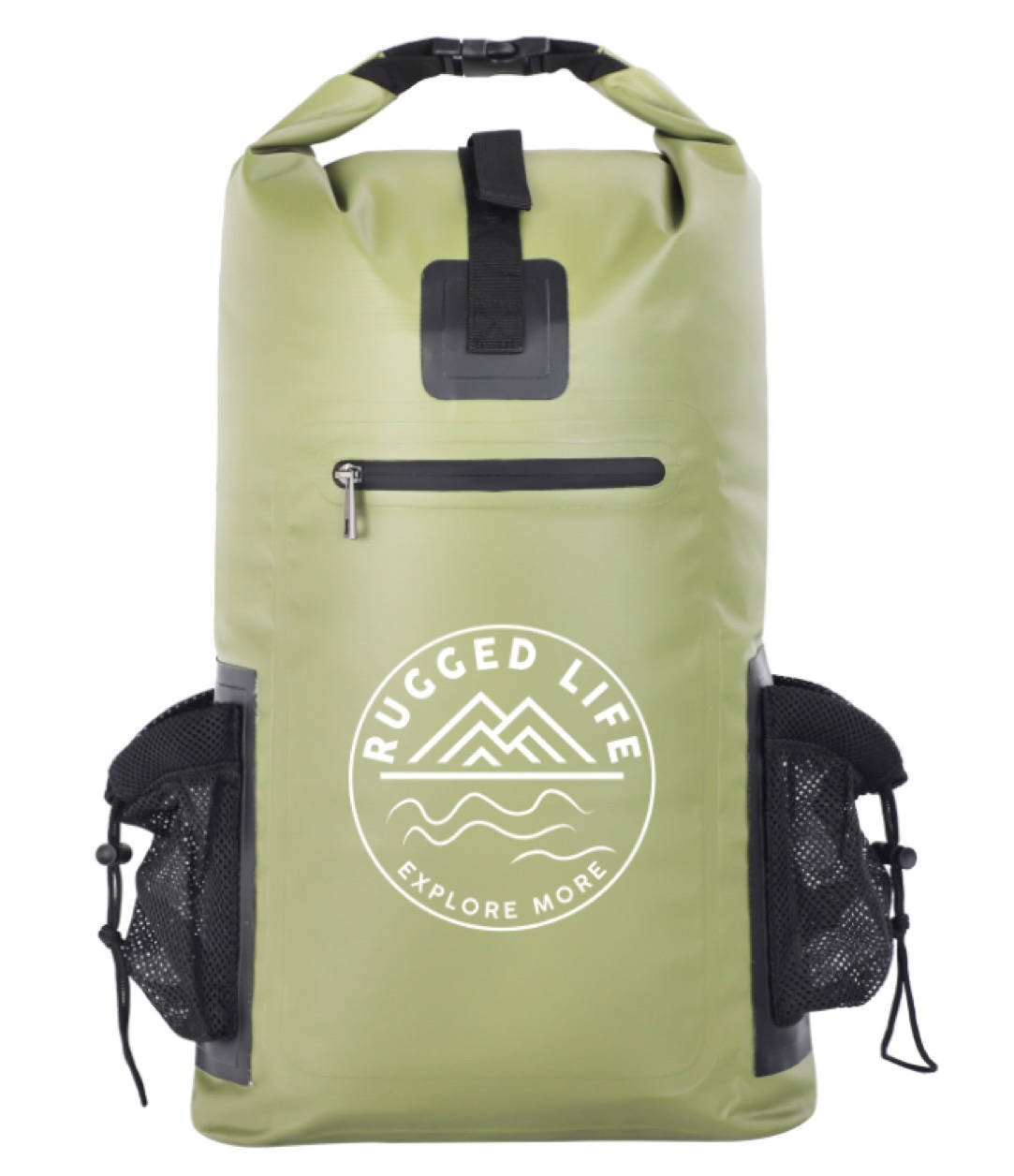 RUGGED LIFE 40L Waterproof Dry & Haul Bag Backpack with Padded Straps - Adventure Ready
