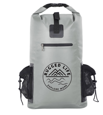 RUGGED LIFE 40L Waterproof Dry & Haul Bag Backpack with Padded Straps - Adventure Ready
