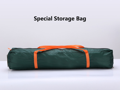 RUGGED LIFE WATERPROOF 2 PERSON TENT - 4 SEASONS - OXFORD FABRIC - DARK GREEN