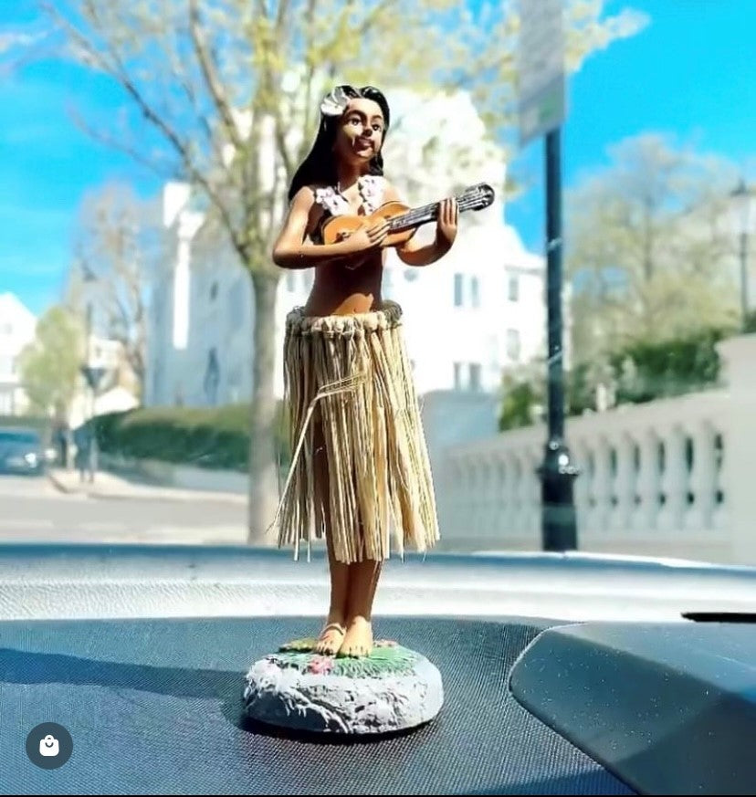 RUGGED LIFE HAWAIIAN HULA DASHBOARD DOLL