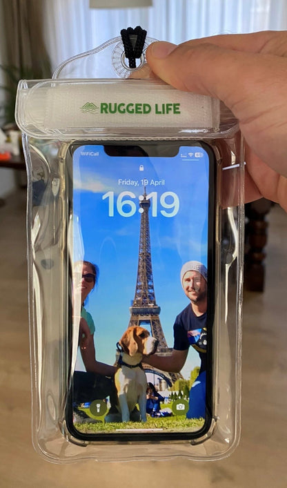 Rugged Life Waterproof Phone and Key Pouch
