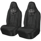 RUGGED LIFE WATERPROOF UNIVERSAL WATERPROOF CAR AND VAN SEAT COVERS- SET OF 2 - BLACK